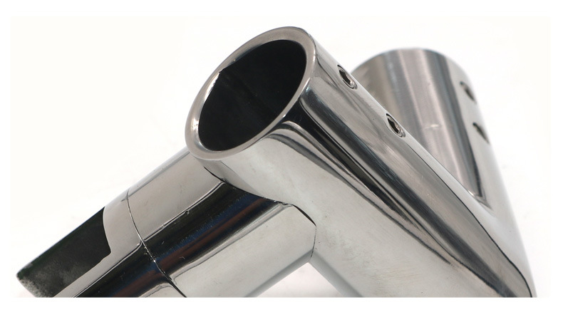 厂家热销中不锈钢圆管连接件90度拉杆连接件带吊夹淋浴房玻璃配件