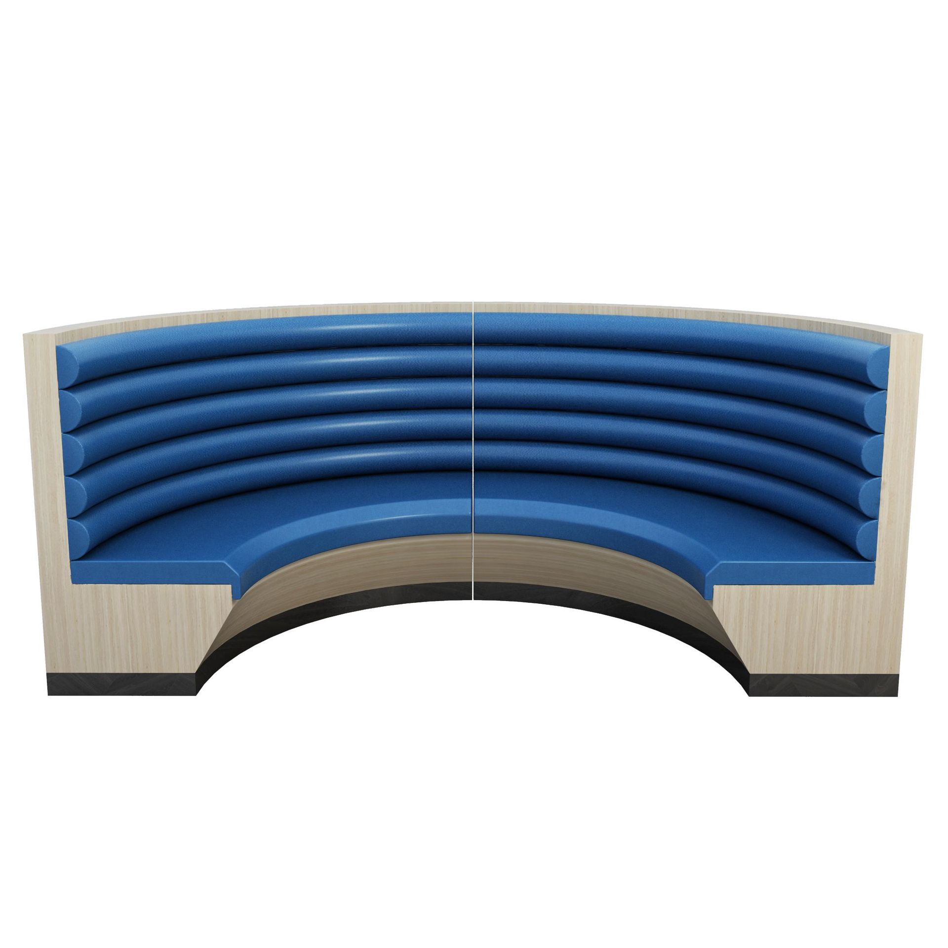 餐厅卡座沙发 湘菜馆饭店火锅店卡座木质圆弧u型卡座沙发板式卡座