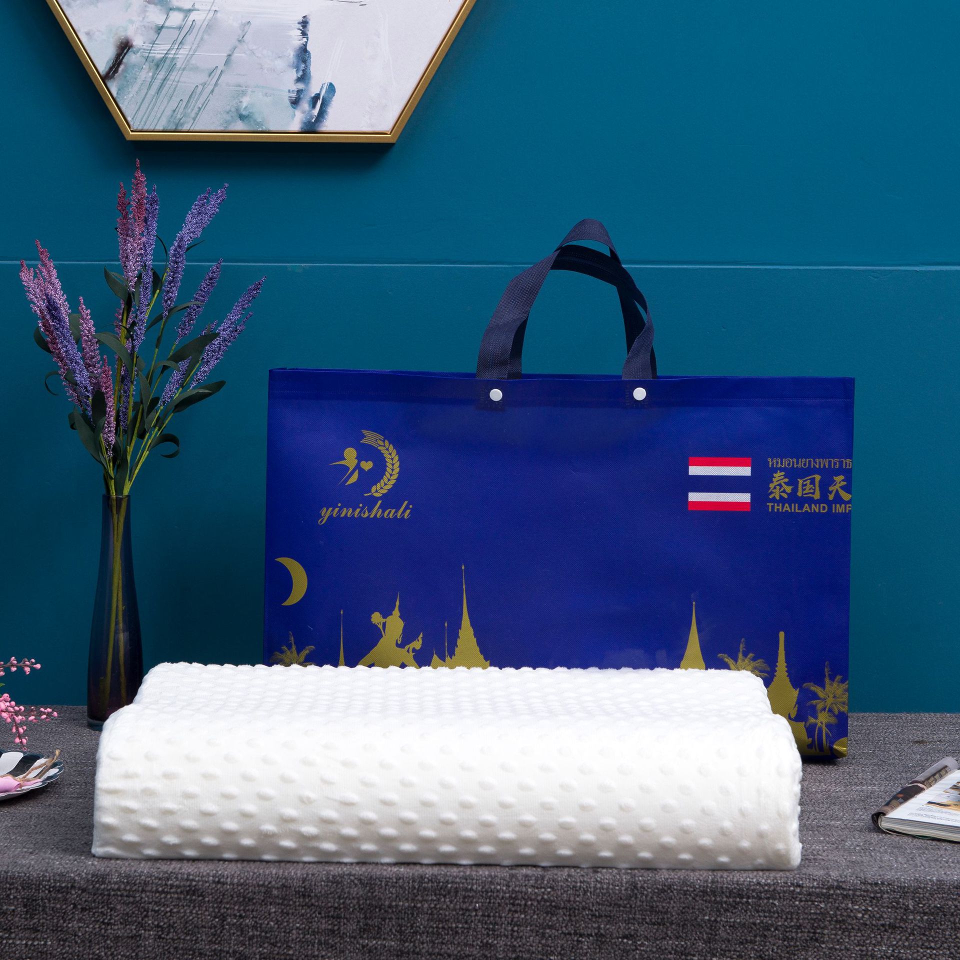 泰国天然乳胶枕头 慢回弹礼品记忆枕 太空记忆棉枕头枕芯厂家批发