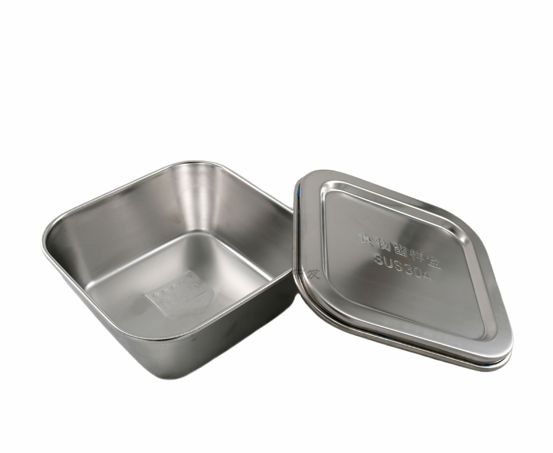 不锈钢食品留样盒 304留置盒食品展示盒收纳盒 学校酒店食堂专用