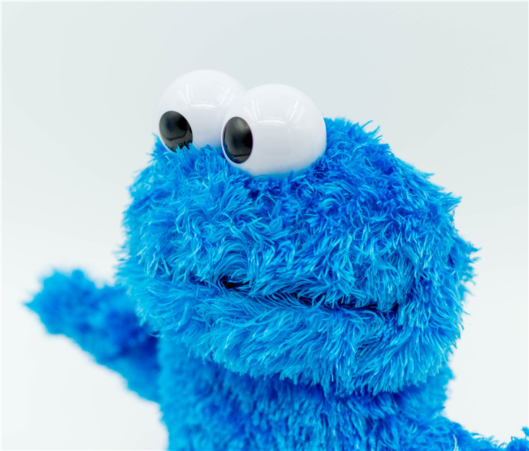 外贸原单sesame street 芝麻街 elom艾摩 毛绒公仔玩具红娃手偶