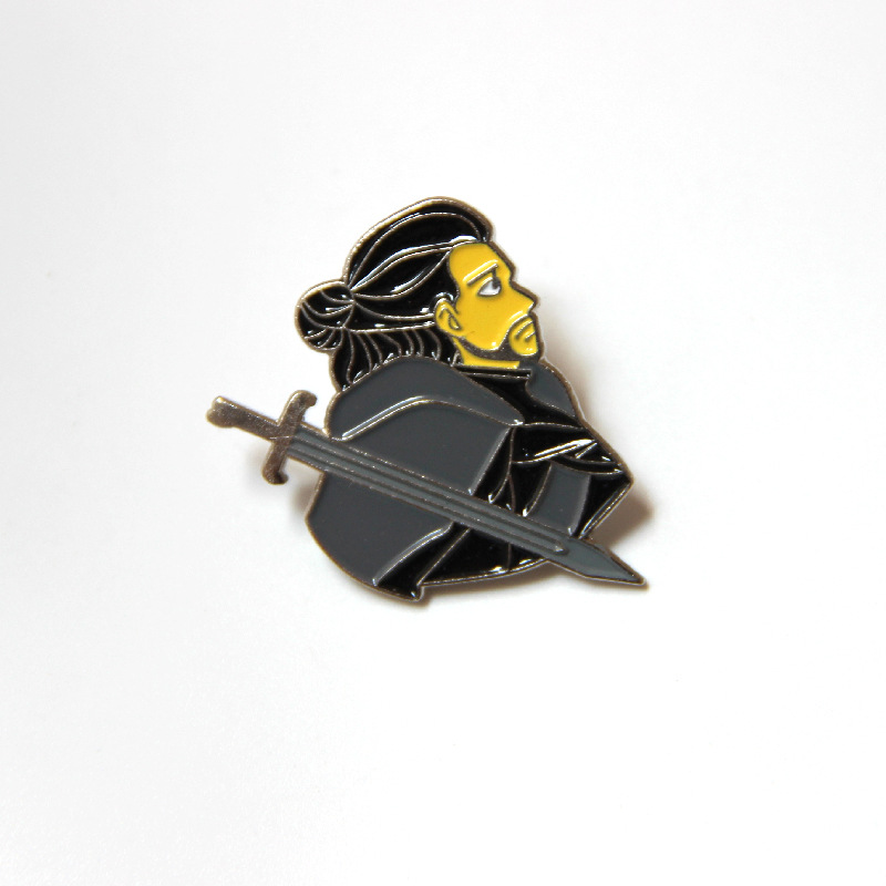 funko权利权力的游戏 game of thrones第八季琼恩·雪诺头像胸针