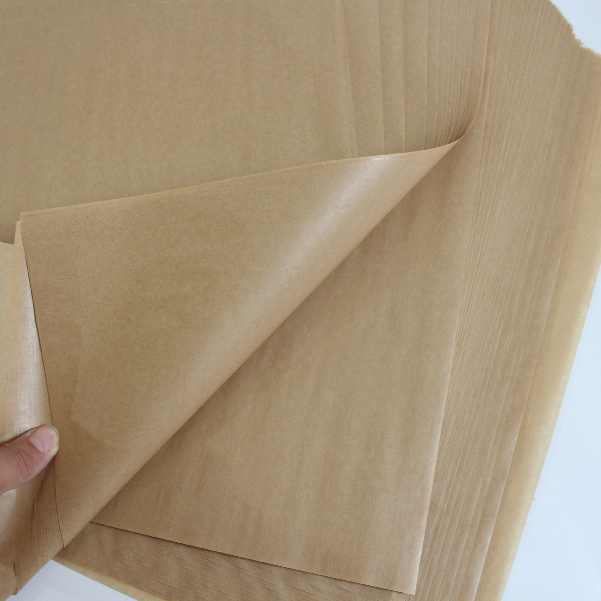 本色烘焙硅油纸烤肉不粘蒸笼纸空气炸锅垫纸羊皮纸100张