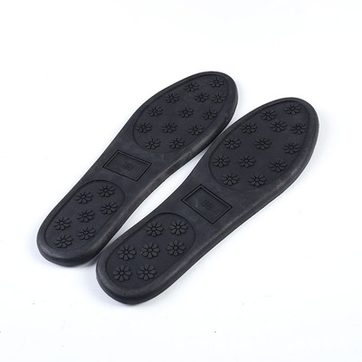 20朵花黑色女士鞋底tpr鞋底工艺底室内鞋底工厂批发防滑耐磨直销