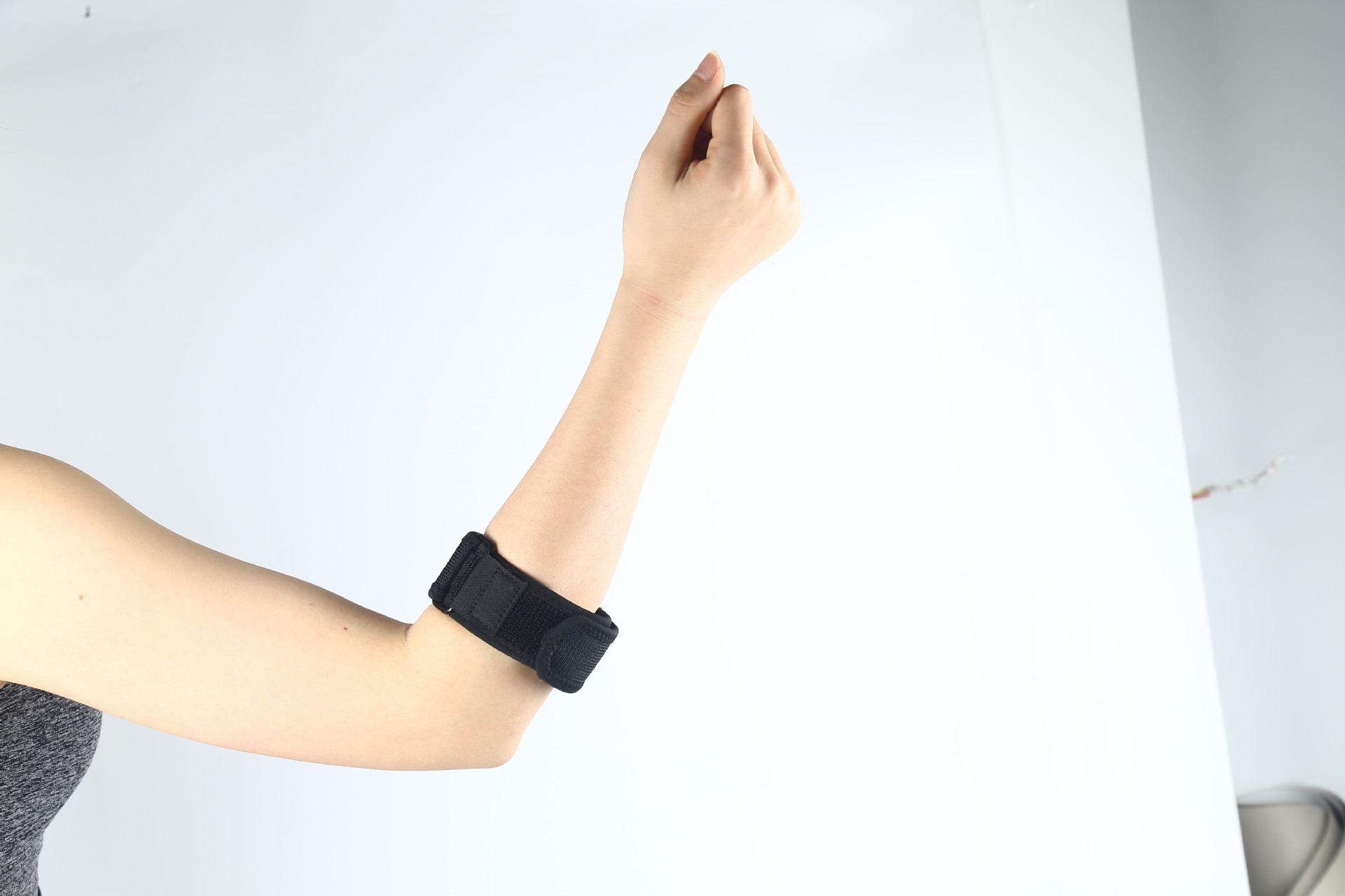 厂家批发可调节护肘带 加压护肘运动护肘