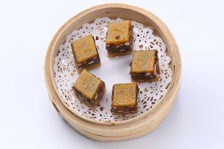 杂粮糕粗粮糕五豆糕软糕松糕广式早茶广东酒楼点心12个共500g