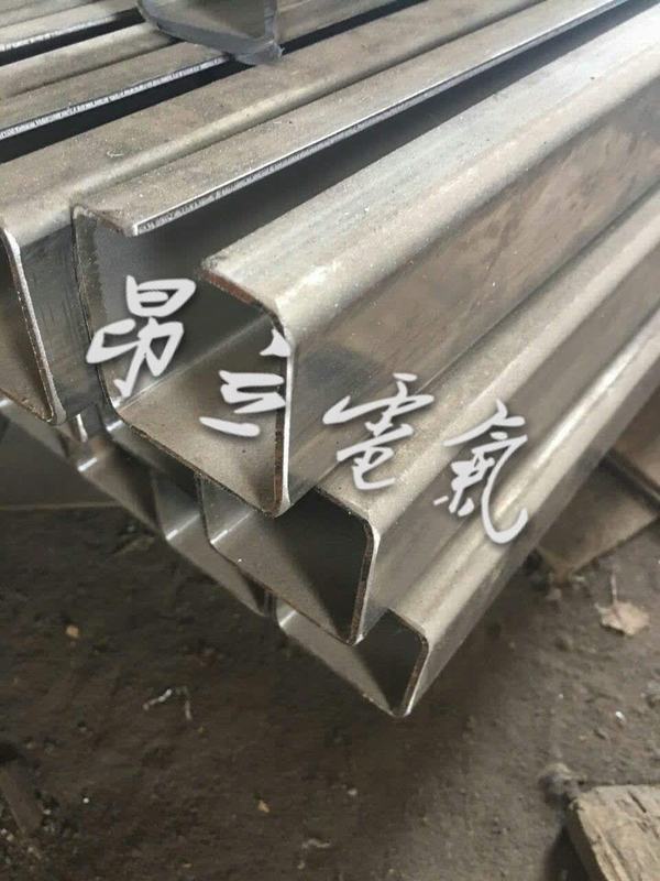 304不锈钢c型钢轨道c50不锈钢导轨 hxdl-40不锈钢材质电缆滑