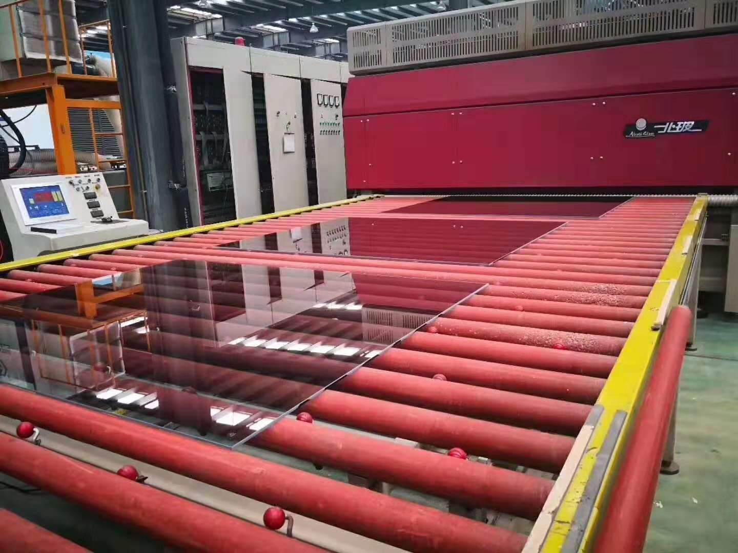 回收钢化炉北玻6024双室双风栅上部对流钢化炉2015年