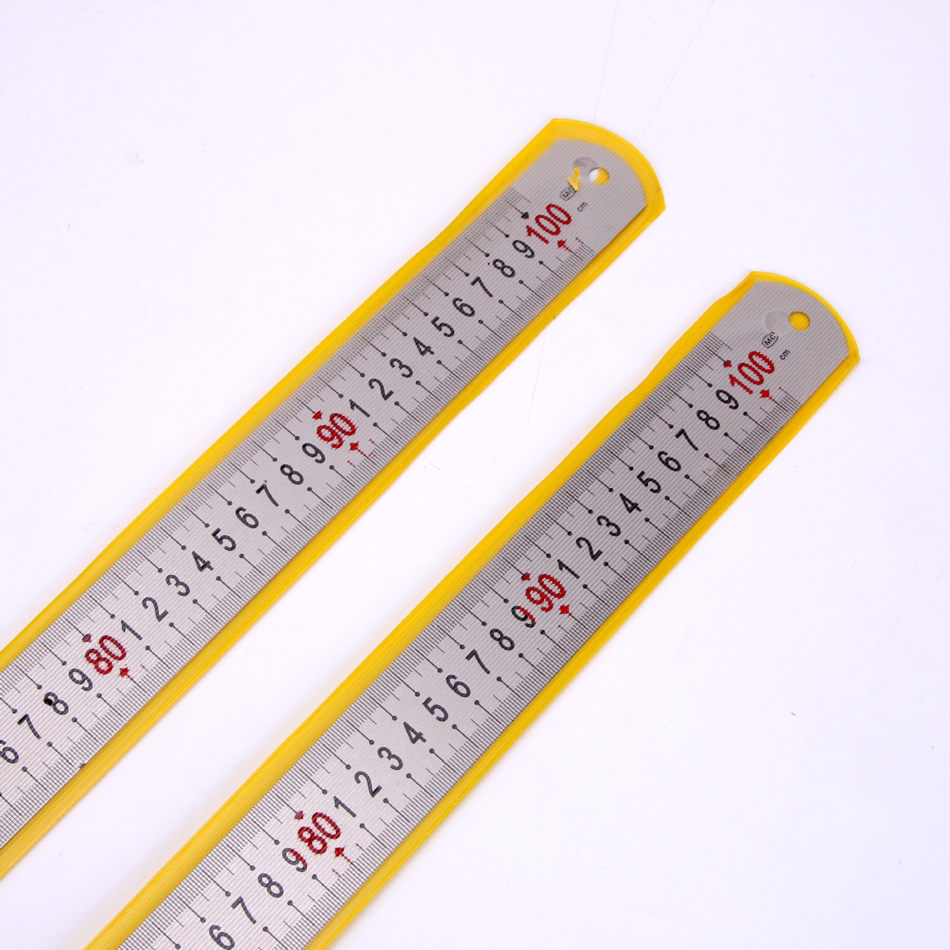 100cm38mm钢直尺子不锈钢直尺子办公文具金属尺子 源头厂货批发