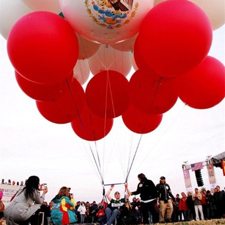 跨境专供婚礼装饰72寸地爆大气球加厚游戏聚会派对布置升空大气球