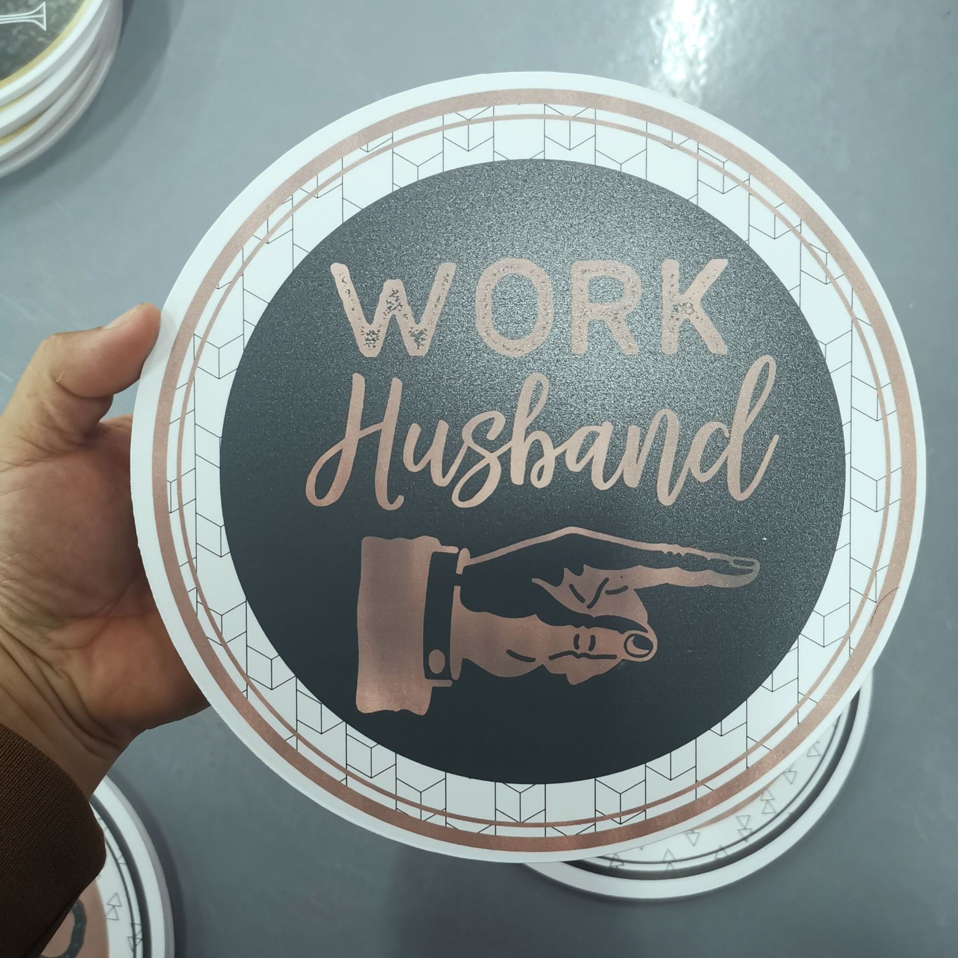 20x20cm拍照板 道具板 发泡板uv打印 异型雪弗板制作雕刻