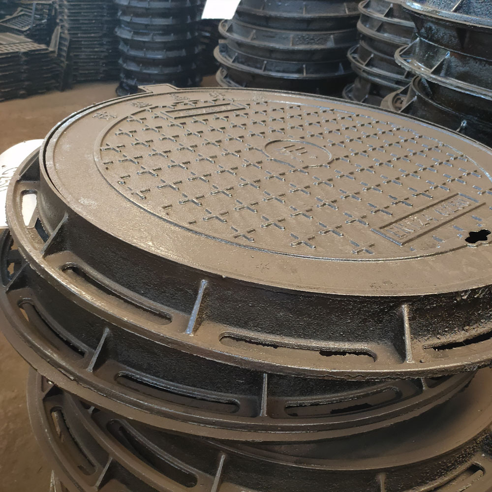 球墨铸铁井盖_球墨铸铁井盖及井座 电力检查 圆800及井 - 阿里巴巴