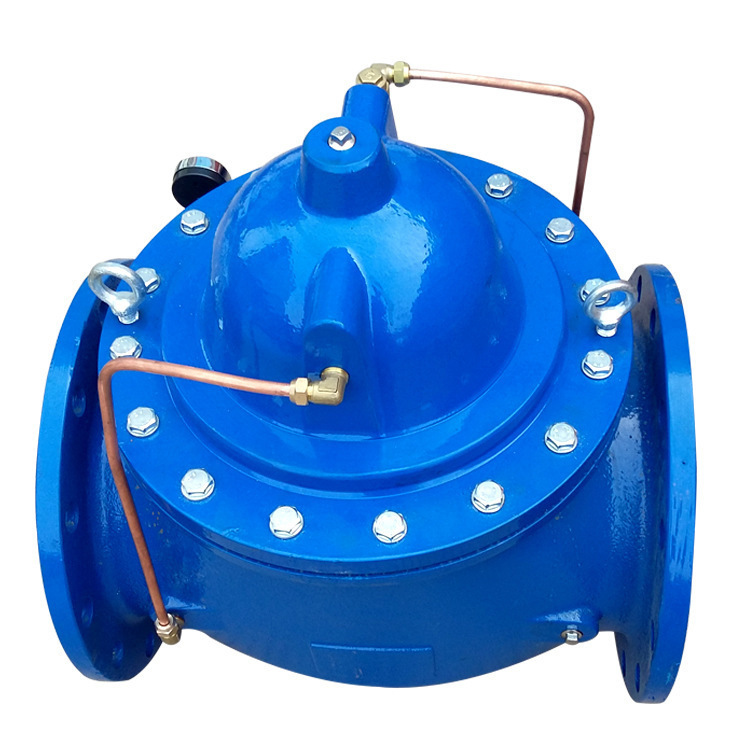 越高阀门 隔膜式水力控止回阀300x-16 国标单向直通式缓闭止回阀