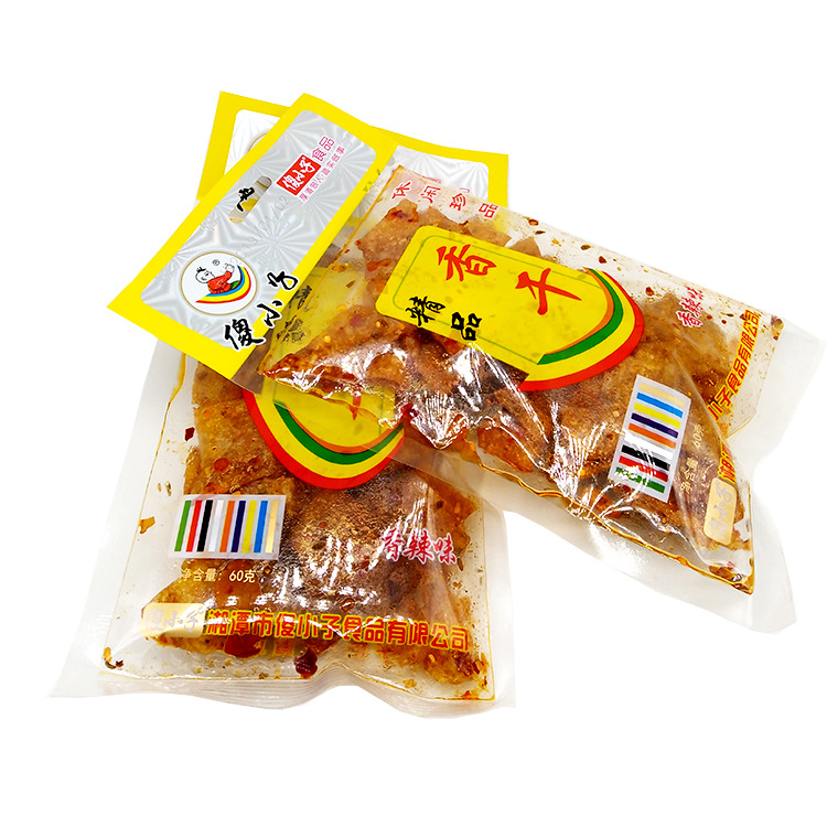 傻小子60g精品香干 麻辣零食豆皮 休闲食品 辣条豆制品