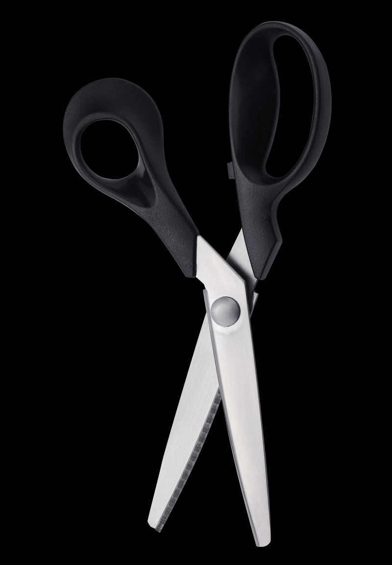 圆弧花边剪刀服装裁缝剪锯齿剪刀牙波浪剪花狗牙剪布样剪刀