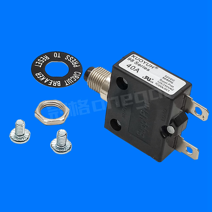 kuoyuh过载保护器98系列40a过电流保护器小型断路器大电流现货