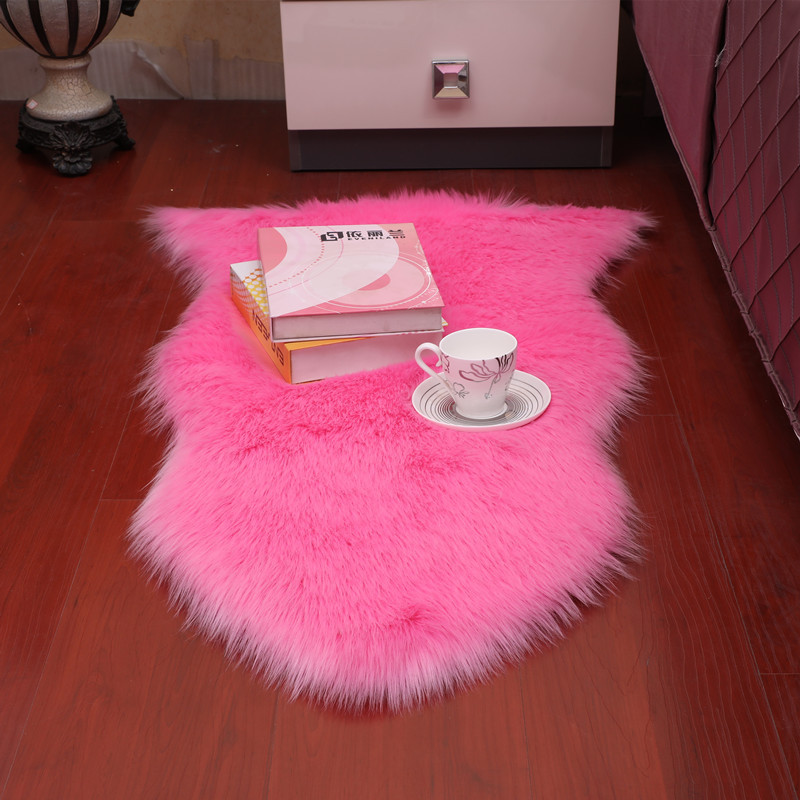Wholesale Australian Wool-like Carpet Floor Mat Whole Sheepskin Sofa Plush Living Room Bedroom Bedside Coffee Table