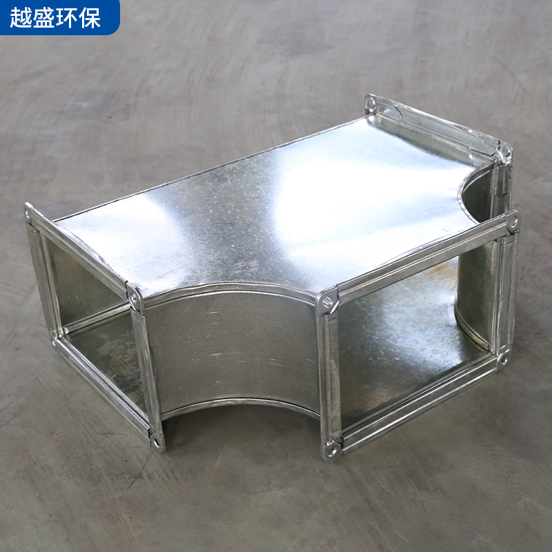 镀锌方管三通 镀锌螺旋风管三通不锈钢方形弯头定制连接件