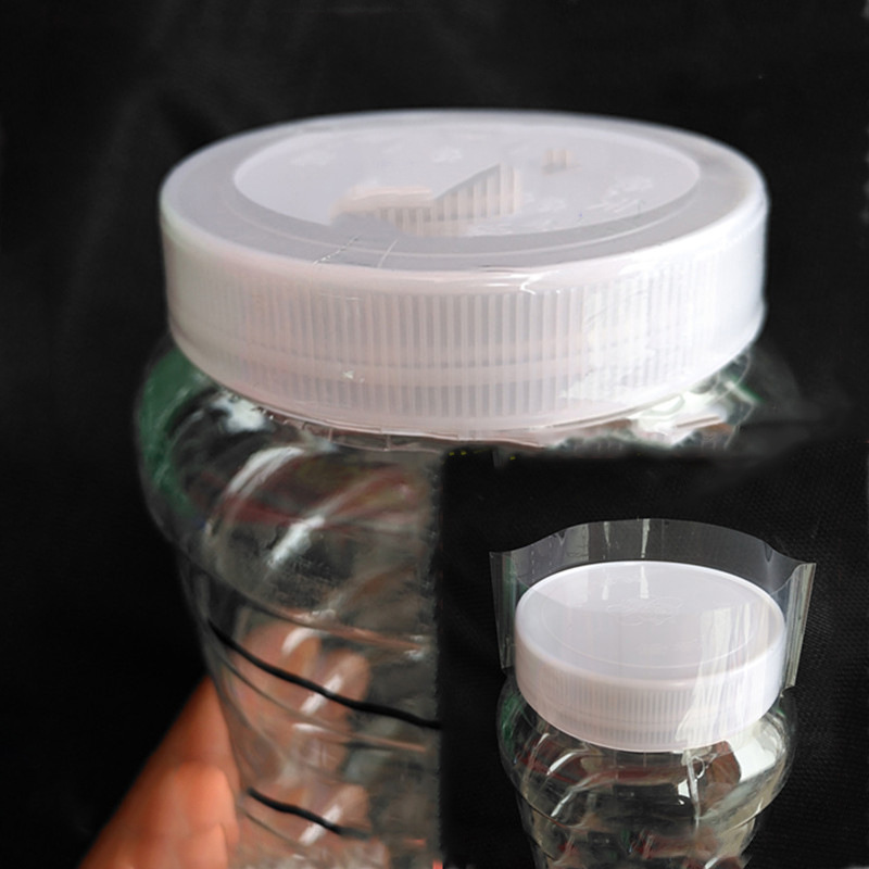 pvc热缩膜蜂蜜玻璃瓶口封口膜果酱菜瓶盖收缩膜塑料瓶塑封膜加厚