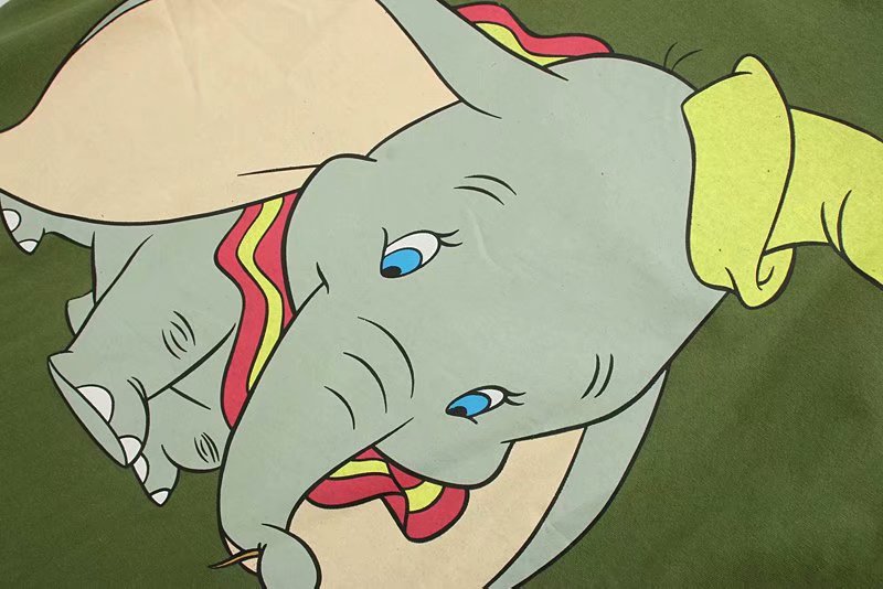 2019夏季跨境女装小飞象女式短袖t恤衫女