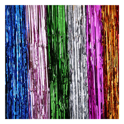 2米雨丝帘生日派对酒吧婚礼婚房背景墙装饰雨帘布置用品雨丝门帘