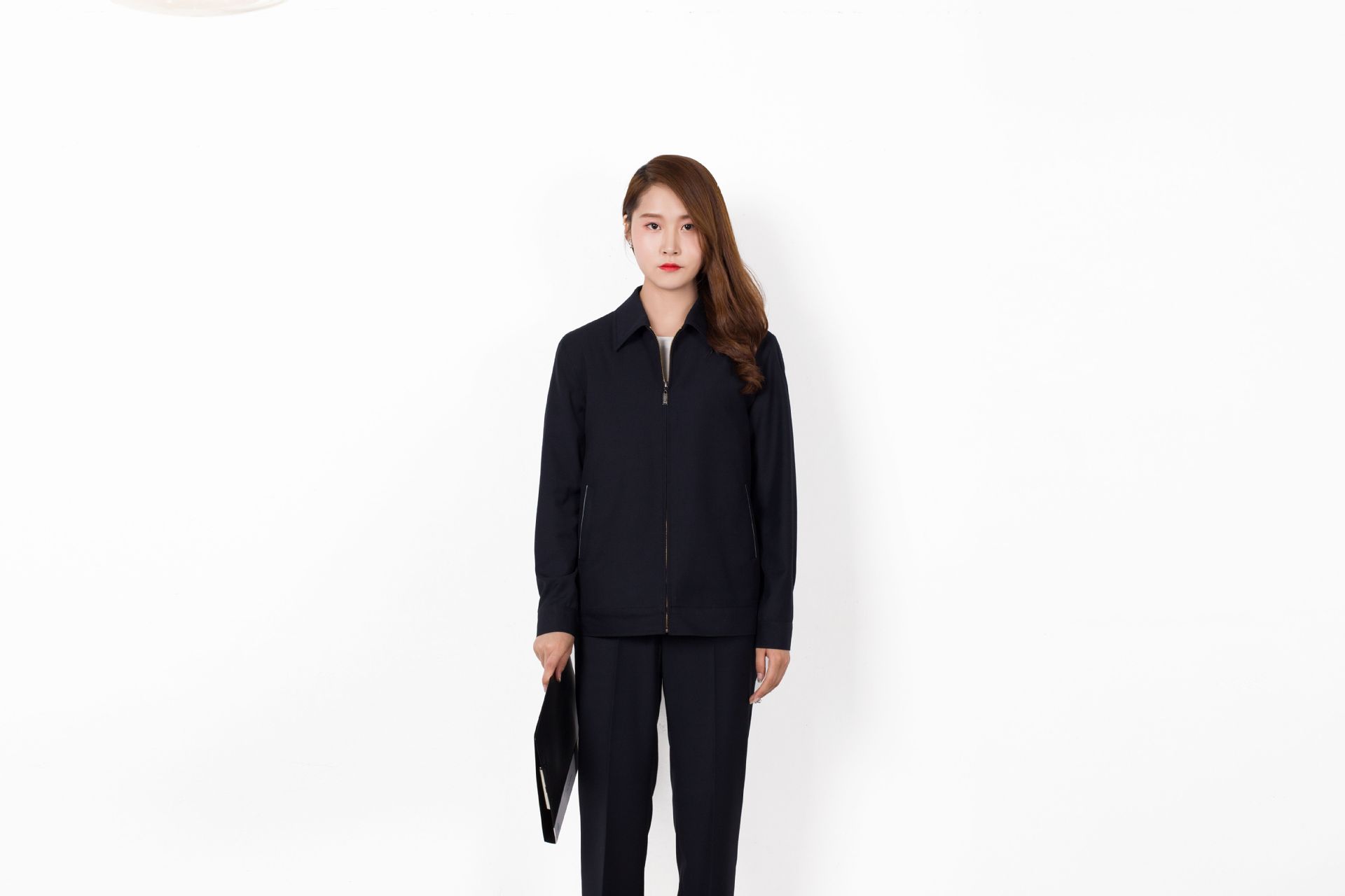 藏青色工作服制服工装套装