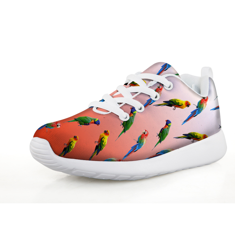 kingfisher翠鸟渐变色图案休闲鞋儿童运动鞋girls shoes