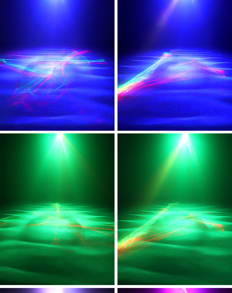 梦幻北极光激光灯声控七彩led水纹灯 酒吧ktv闪光灯舞台灯镭射灯