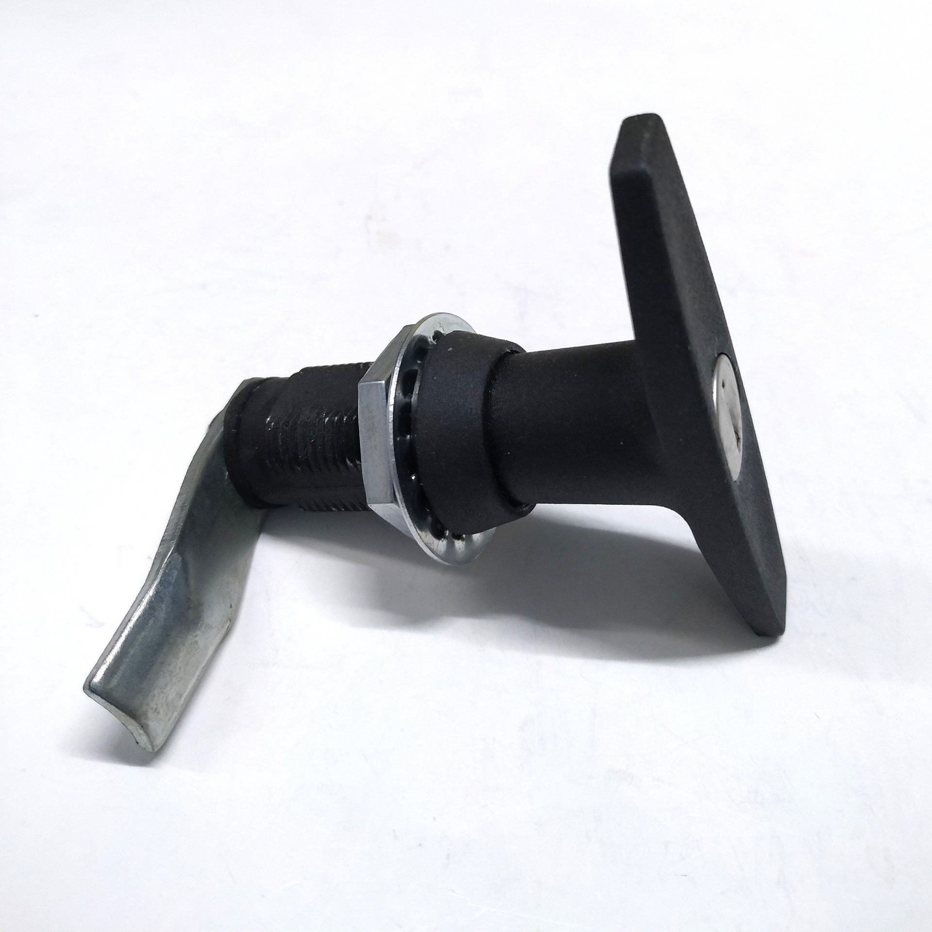 t型手柄压缩收紧圆柱转舌锁ms816-1t锌合金防松拉紧机箱柜把手锁