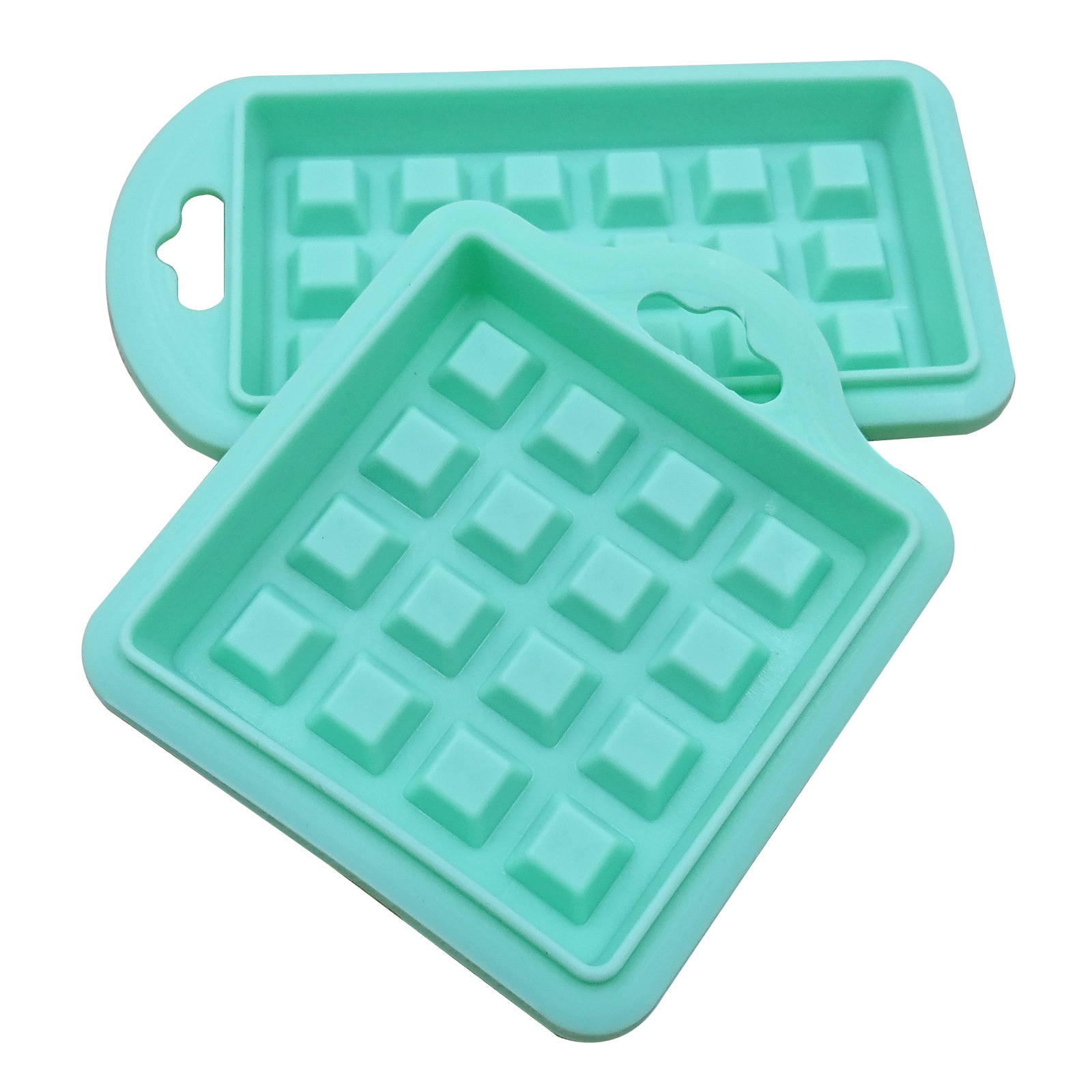 New 5-Piece Silicone Cake Mold Small Waffle Platinum Silicone Waffle Mold Household Baking Mold