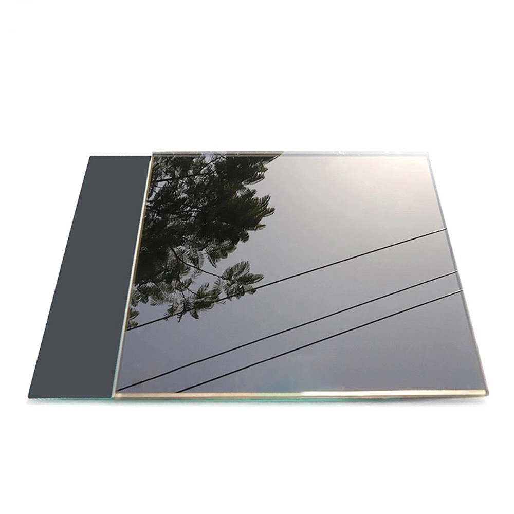 杭州火爆炫彩钢化镜子玻璃 半透半反多色镀膜钢化镜子