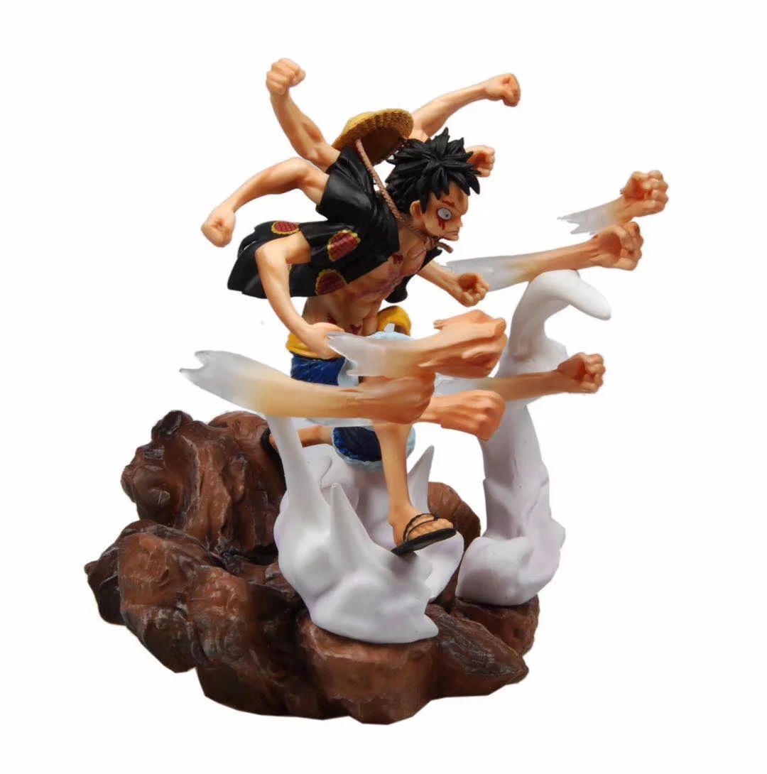 漫动坊动漫海贼 gk橡胶机关枪路飞pop激光枪幻影路盒装模型手办-阿里