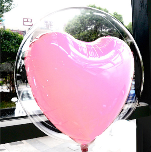 日本宝兴爱心糖果球中球日本波波球耐久球婚庆情人节心形气球k001