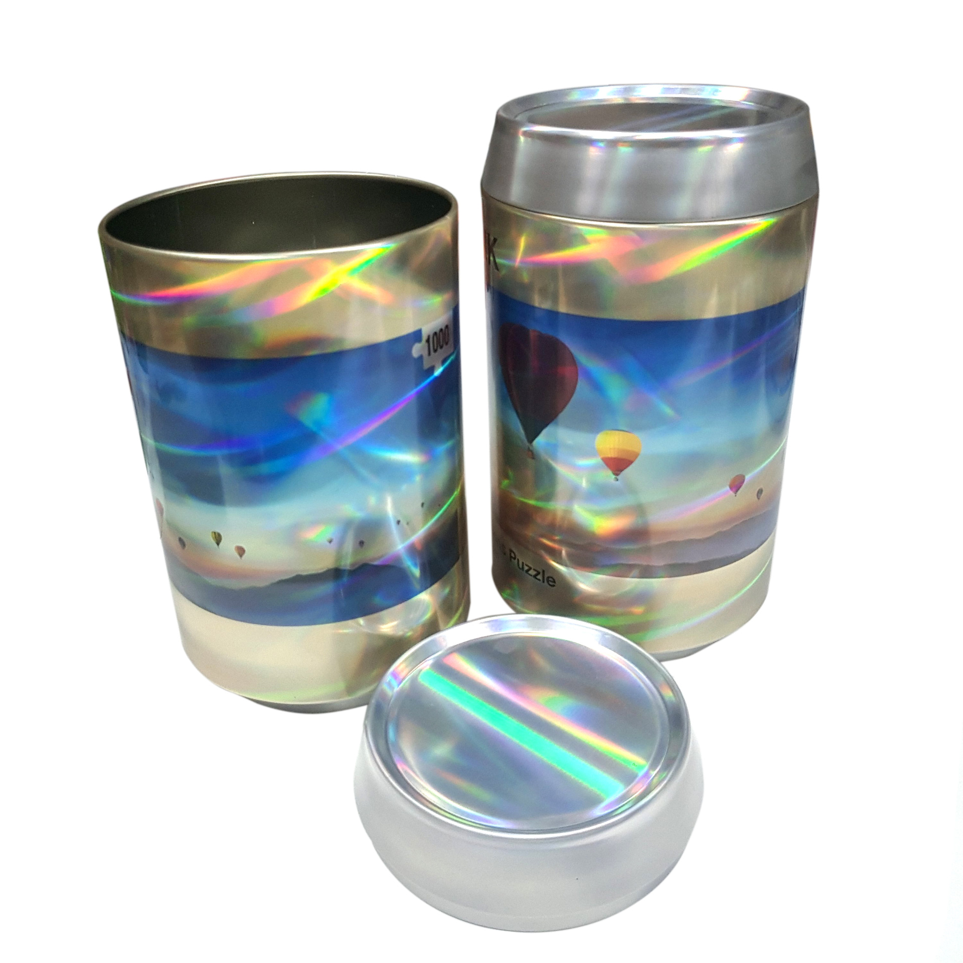 圆形镭射铁罐 保健品铁罐 内裤包装铁罐 糖果铁盒礼品促销定制-阿里巴