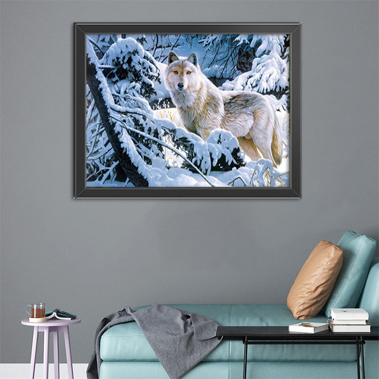 4060cm5d立体画动物八骏马办公室书房装饰画光栅pet立体画芯现货