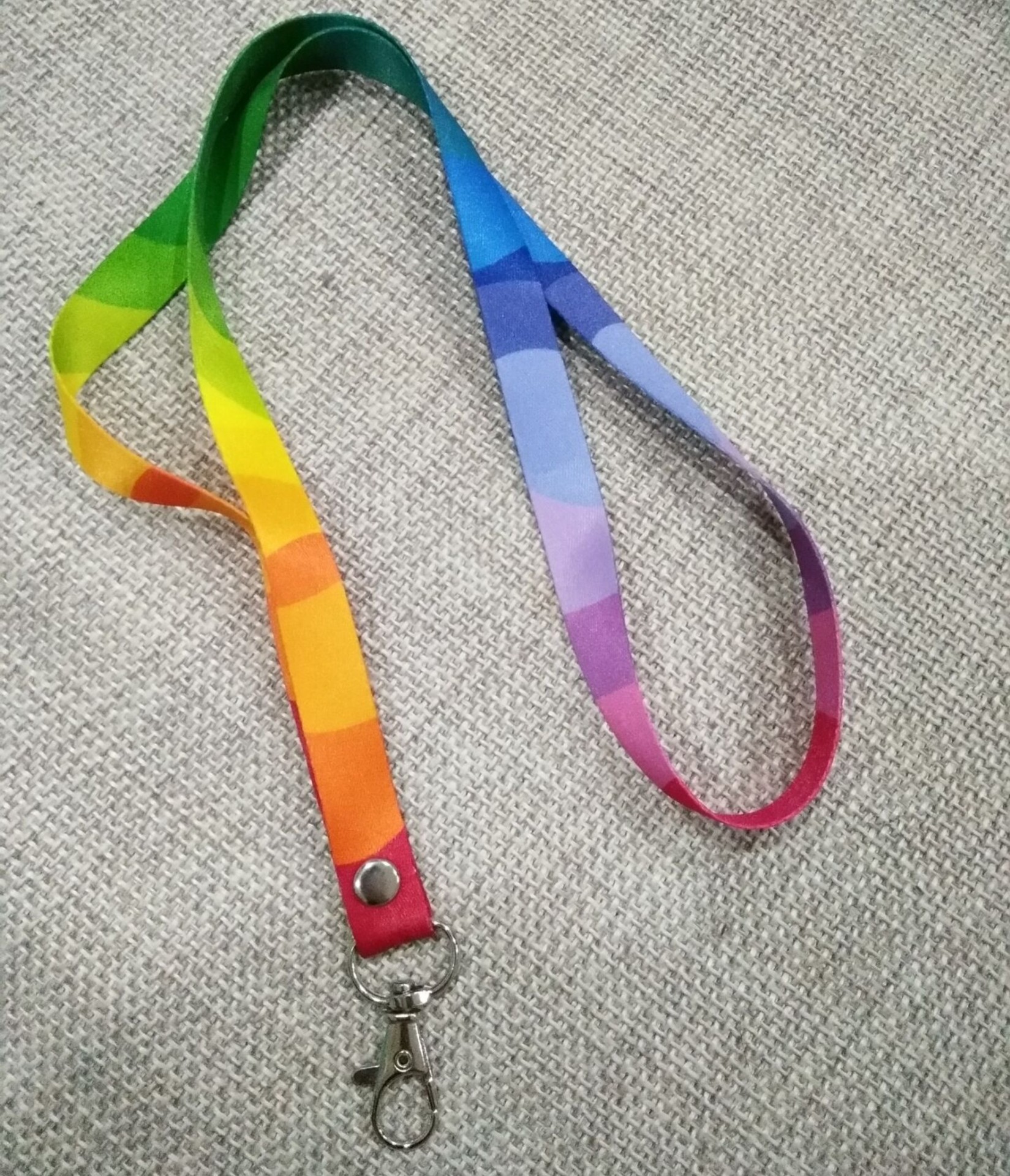 工作证吊绳彩色挂绳工作人员挂绳参展胸卡吊带可加印logo挂绳
