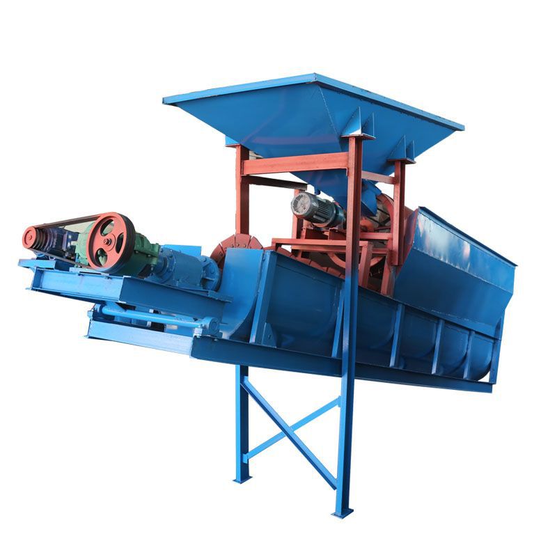 沙石脱泥设备滚筒洗砂一体机50型螺旋洗矿机小型洗砂一体机洗沙机