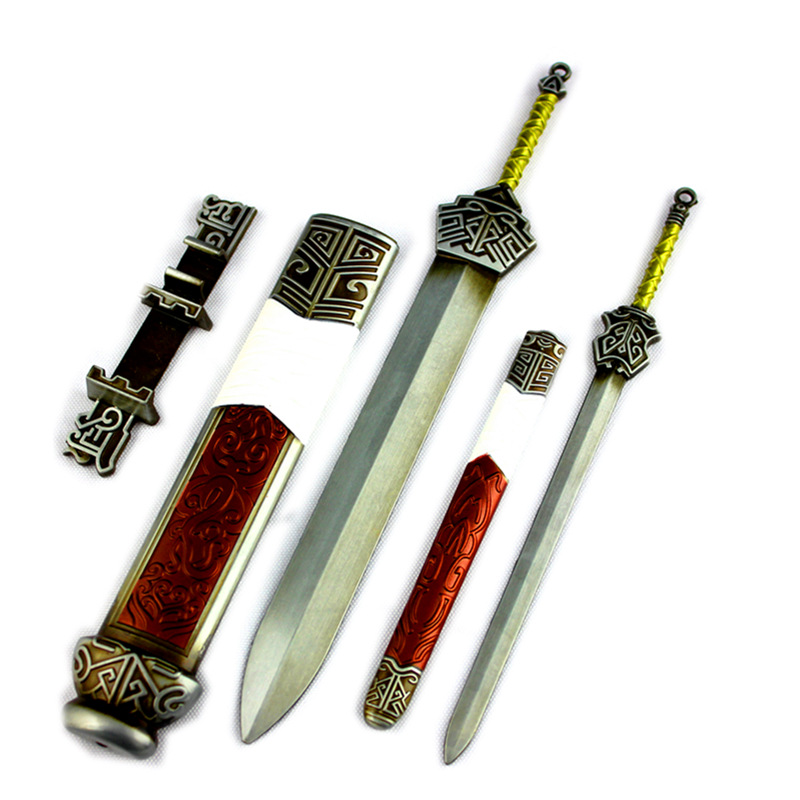 霸刀门派唐门纯阳 夜话白鹭合金武器模型套装