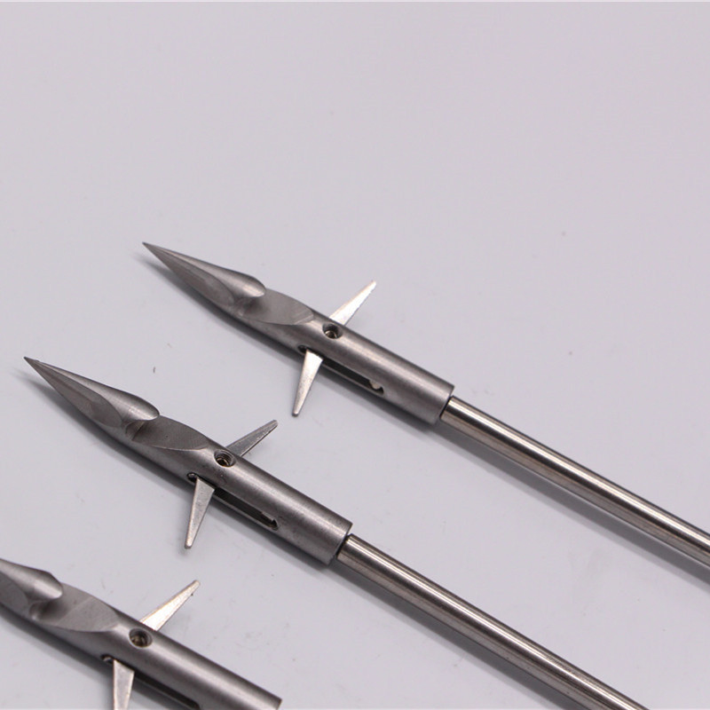 深水射鱼镖 440c三棱后置尾翼镖 带强磁 弹弓用 深水射鱼镖子弹镖