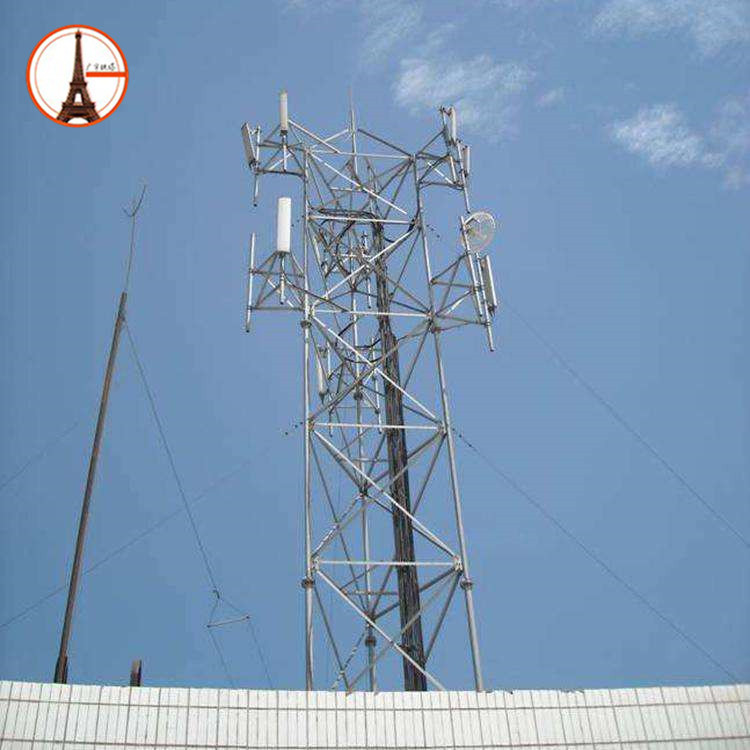 抱杆拉线桅杆铁塔 电力独管塔镀锌钢管杆 架空输电线路钢杆