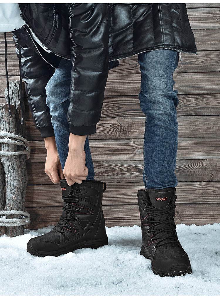 2019新款男士户外大棉鞋特种兵军靴防水防风沙骑行靴沙漠丛林战靴