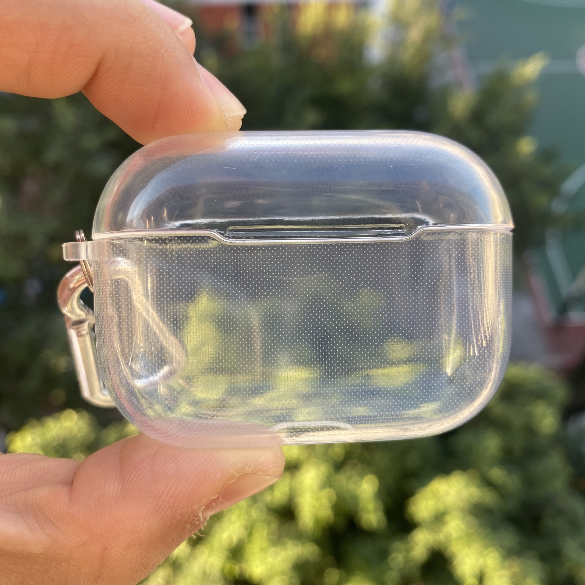 适用airpods pro保护套airpods3代保护壳透明tpu挂钩苹果耳机包