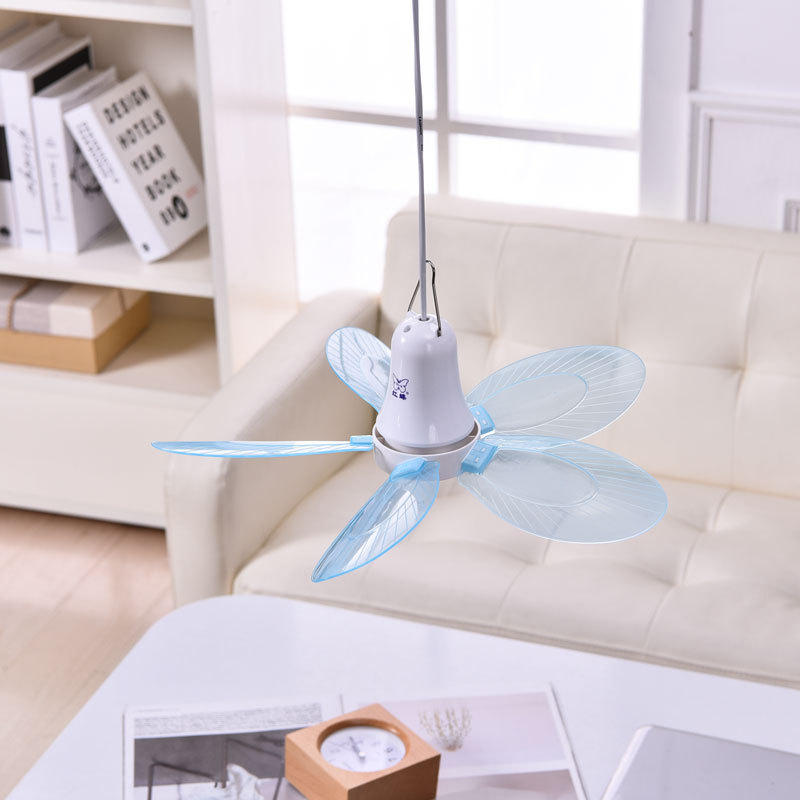 厂家批发红蝶小吊扇 学生宿舍五叶床上迷你风扇 低噪挂蚊帐电风扇