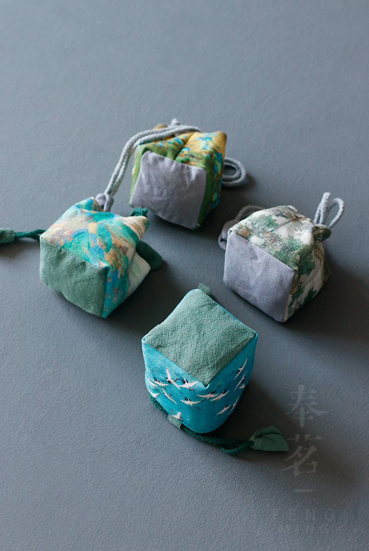 茶具茶杯收纳袋子 茶壶快客杯主 人杯布袋手提便携旅行 加厚布包