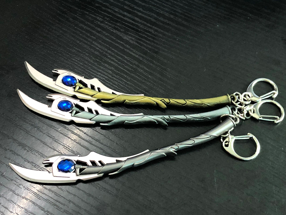 新款 复仇者联盟4 邪神洛基权杖钥匙扣 雷神3诸神黄昏钥匙扣挂件