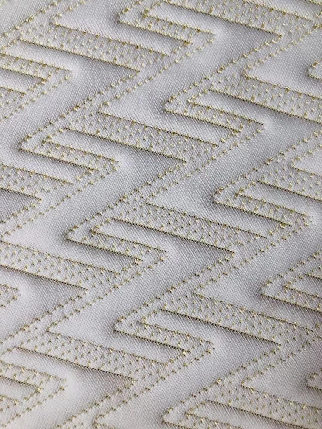 z字型针织提花面料记忆枕乳胶枕面料几何图形