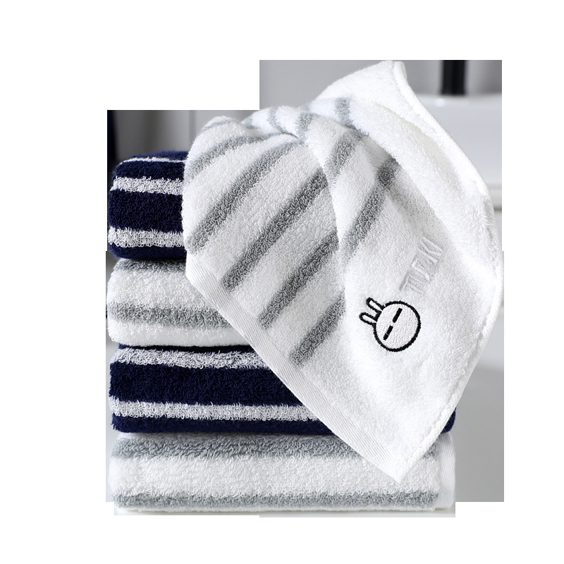 Jingjing Towel Tursky Cotton Towel% Face Cloth Absorbent Dark Face Towel Daily Necessities Home Generation Hair Customized Woven