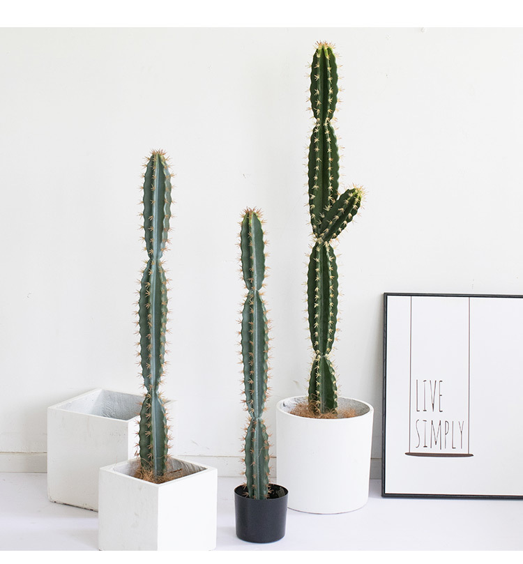 厂家直销 仿真仙人掌仙人柱大型墨西哥量天尺天轮柱ins风绿植造景