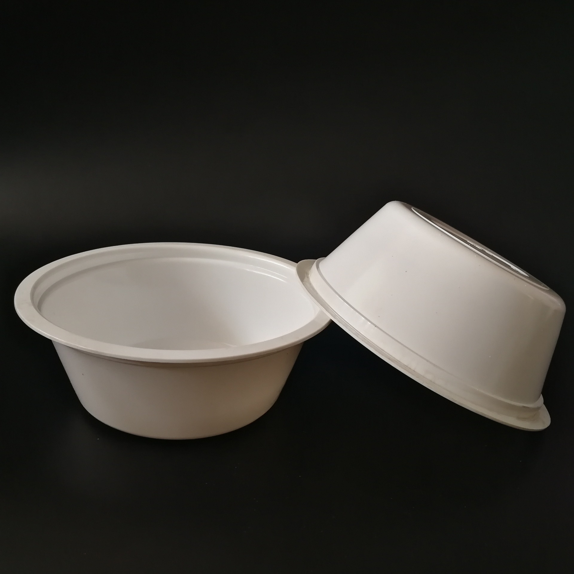 一次性pp360ml碗方便速食碗花生碗外卖打包盒八宝粥碗厂家直产