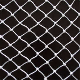 厂家供应平柜高柜安全防护网白色绳网2.3x2.4米尺寸有检测报告